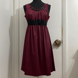 Vintage Sleeveless round neck dress